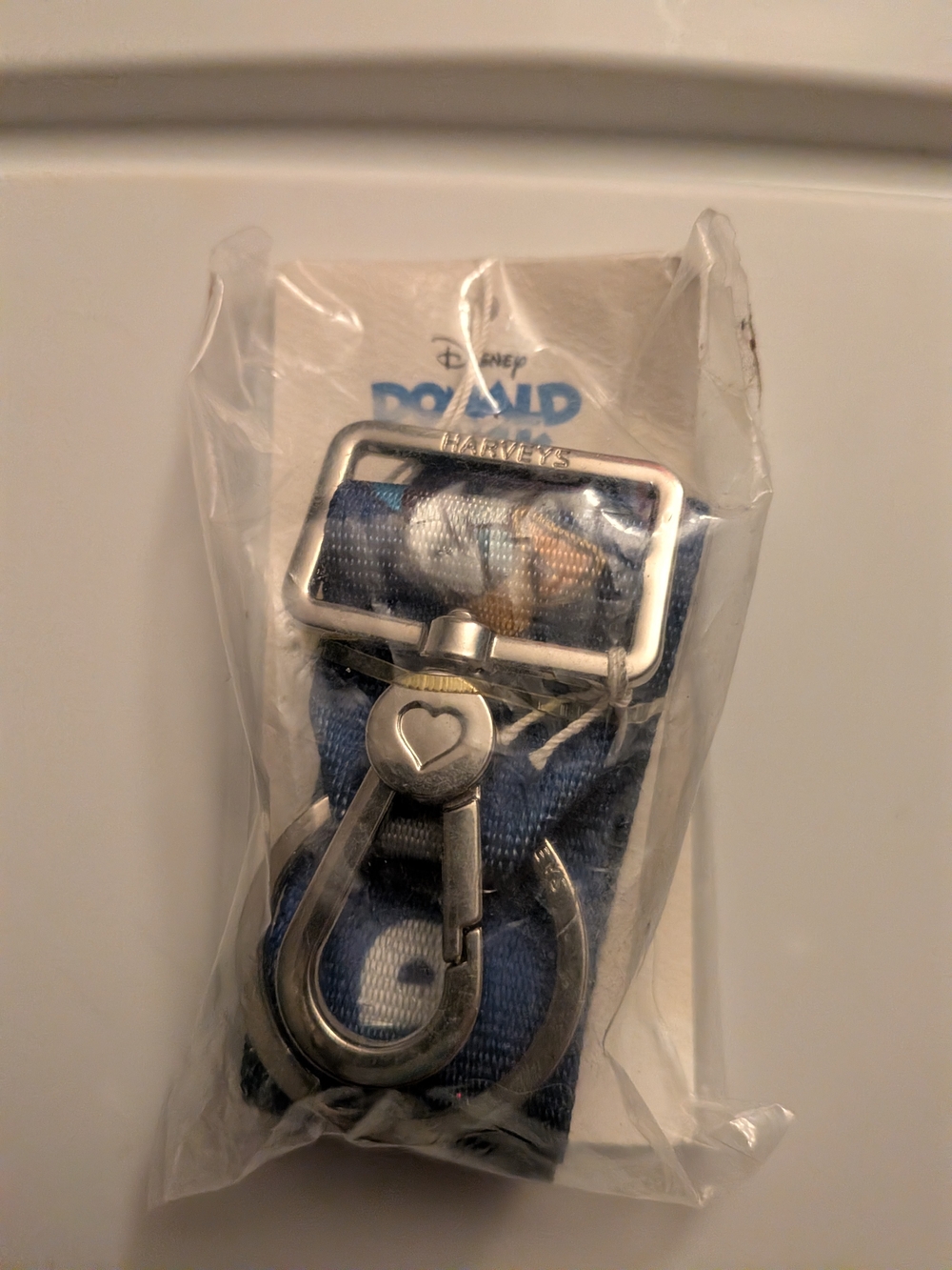 Harveys Donald Duck Blue Click N Go Key Chain
